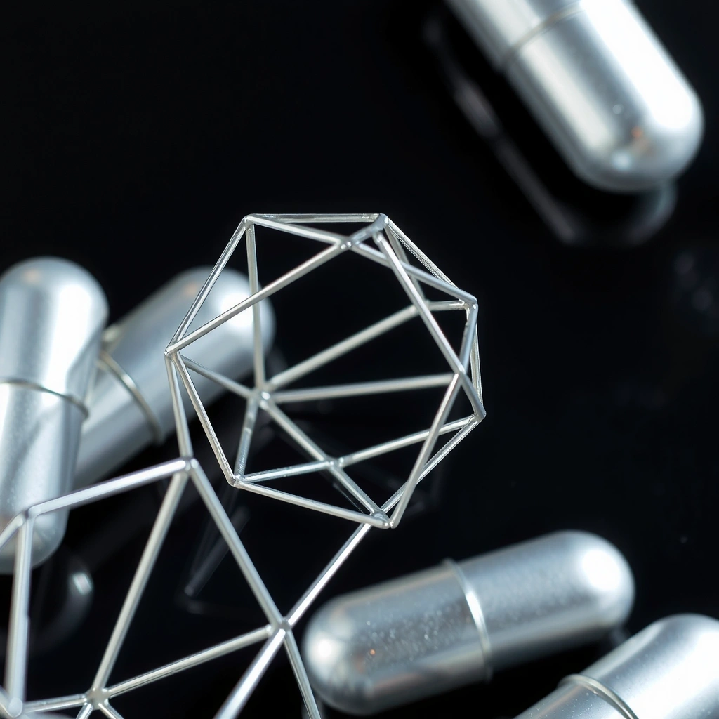 Dekoratives Silbermuster